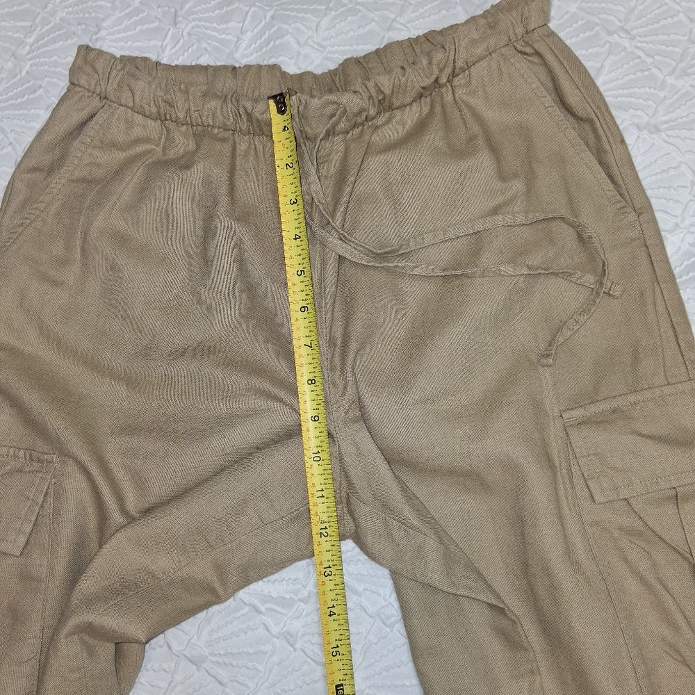 GAP Wonen's Wide-Leg Cargo Pants - Taupe Brown Size S - Picture 14 of 16